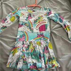 Colorful Unicorn Kids Dress